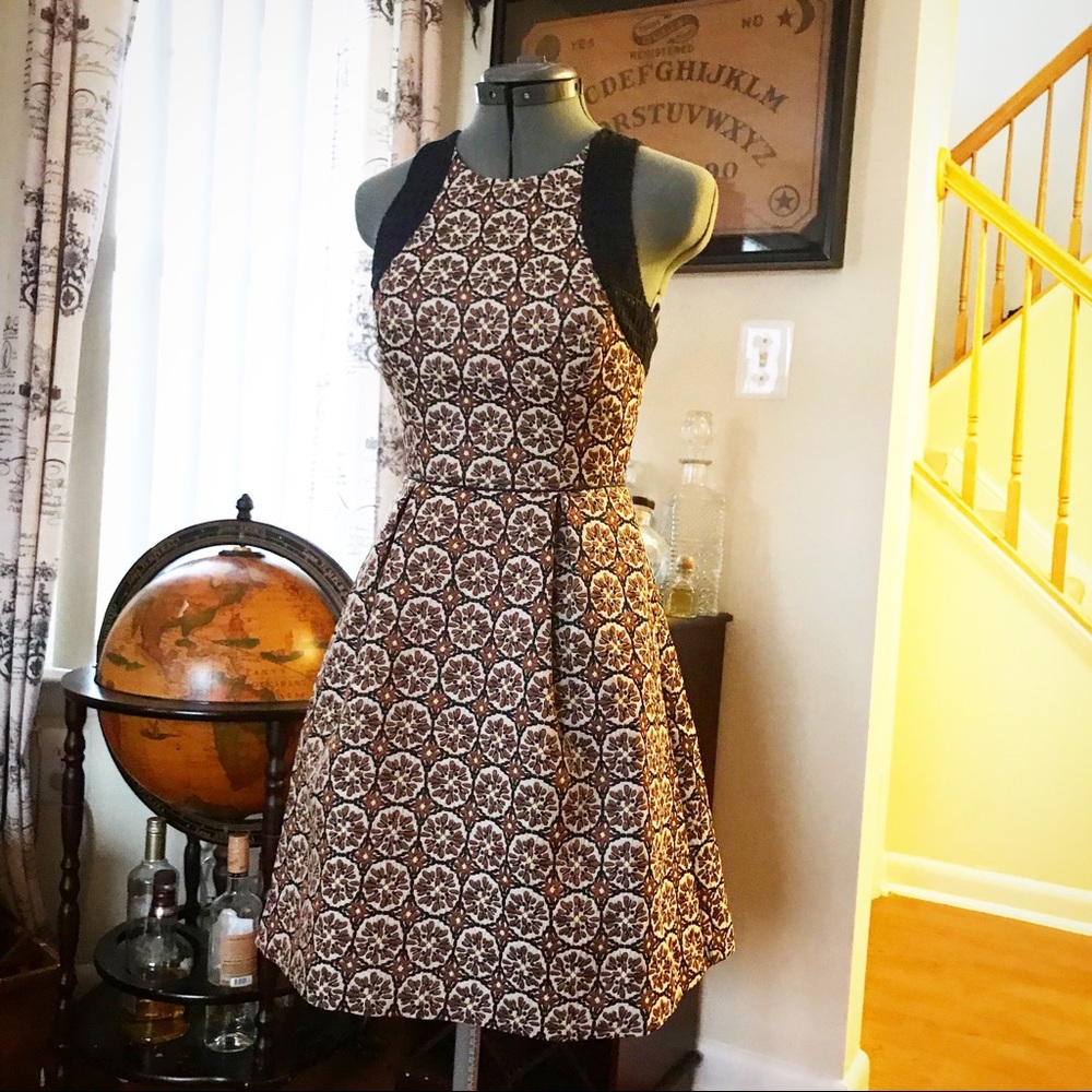 Retro style A line dress